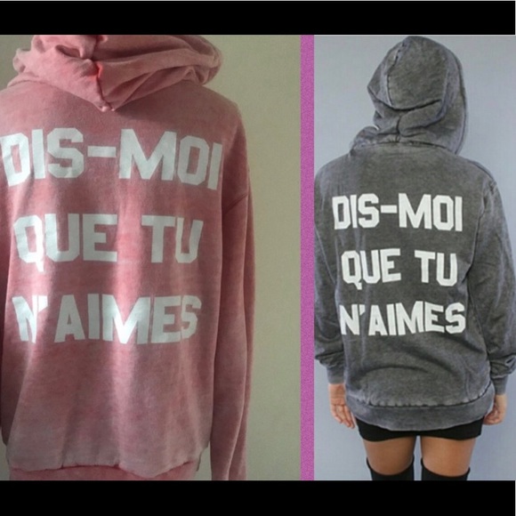 Wildfox Tops - ⚡️SALE⚡️Wildfox Red Tell Me You Love Me hoodie M